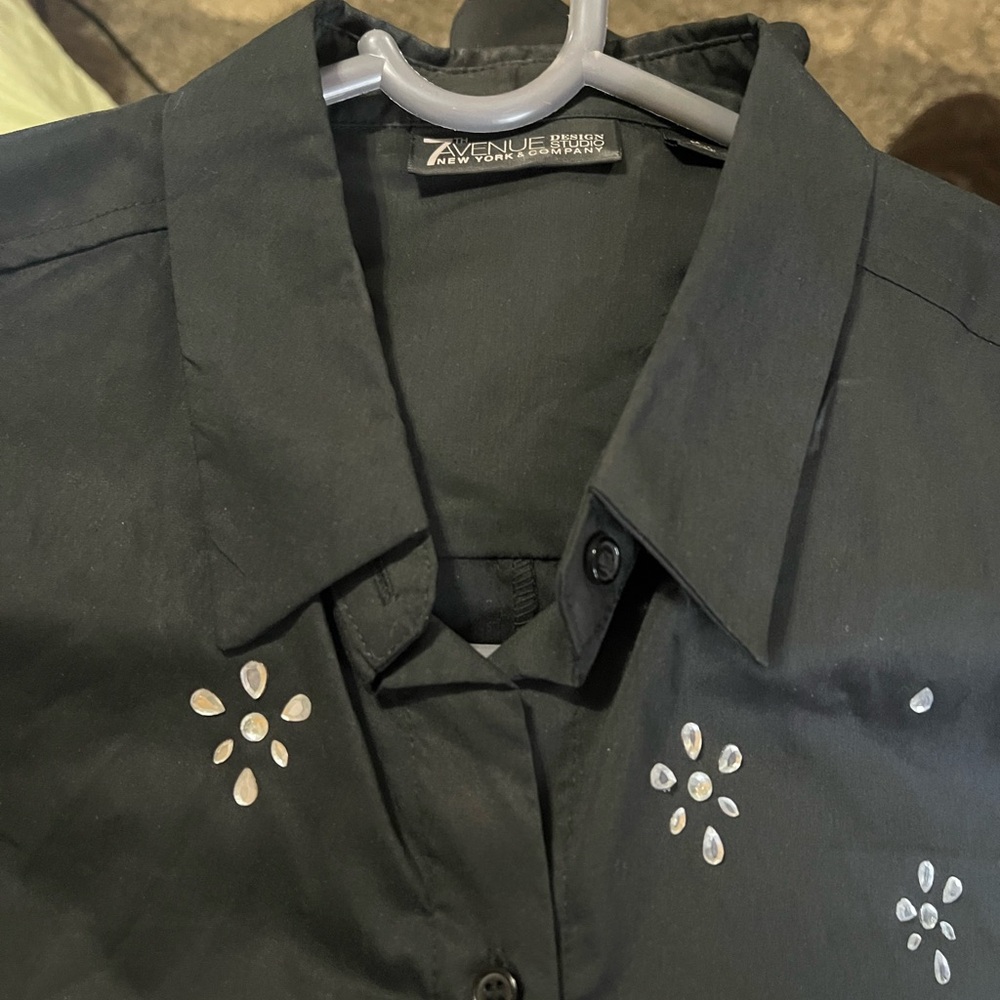 New York & Company Black Blouse